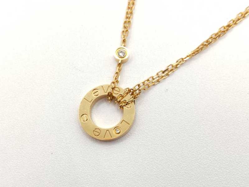 カルティエ買取　ラブサークルネックレス